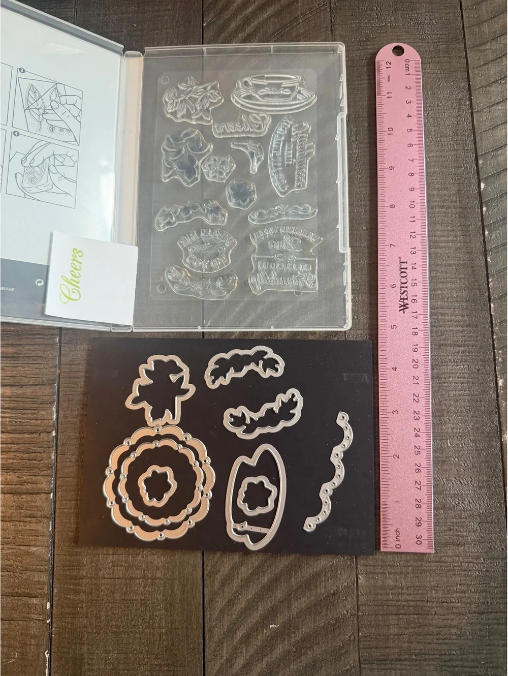 Stampin’ Up Time For Tea stamp set with die cuts